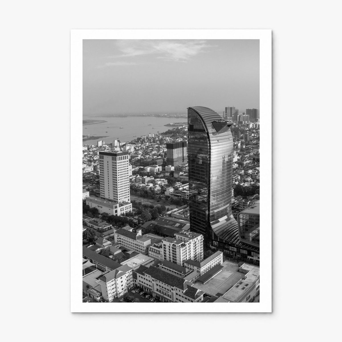 Phnom Penh Photo Poster, print only (unframed), white border