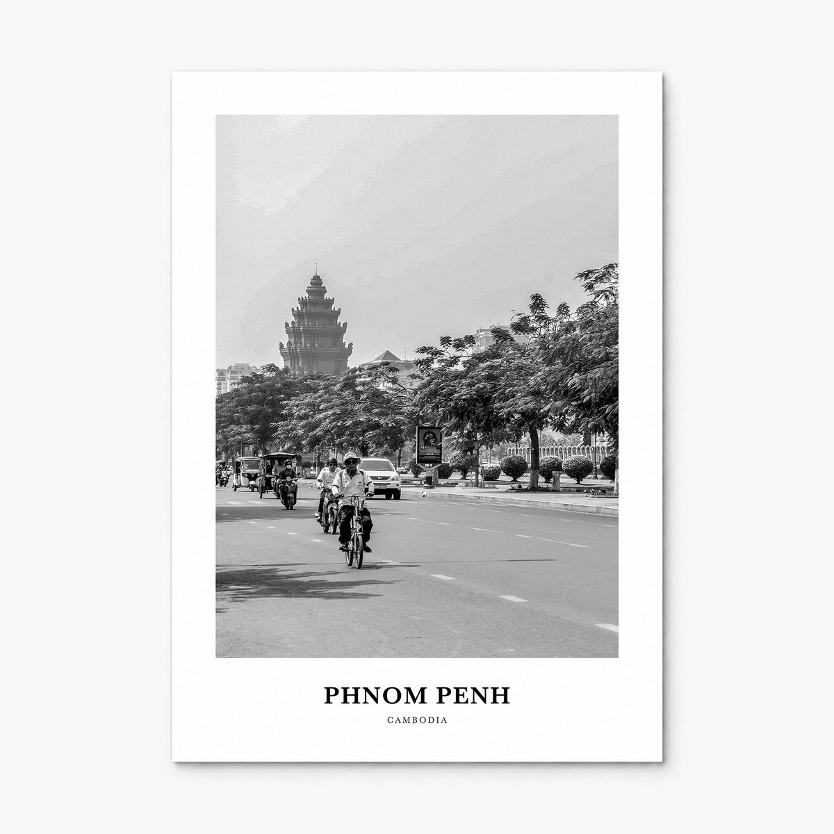 Phnom Penh Classic Poster, print only (unframed)