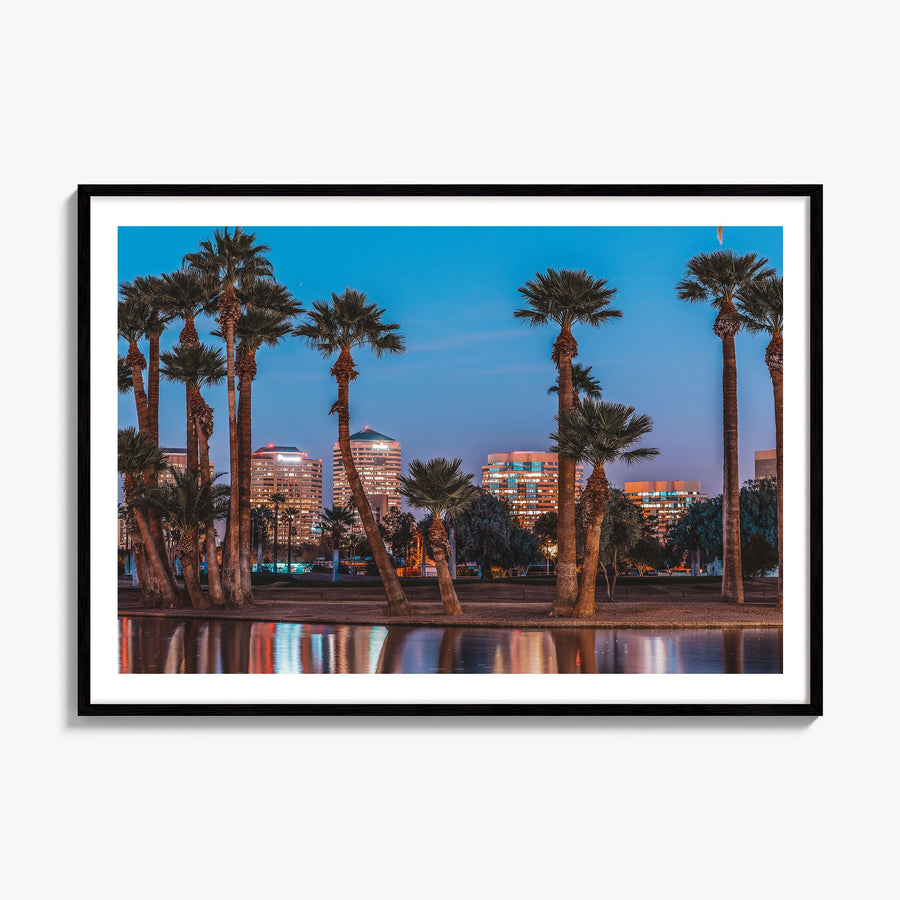 Phoenix Photo Poster, framed poster mockup, white border