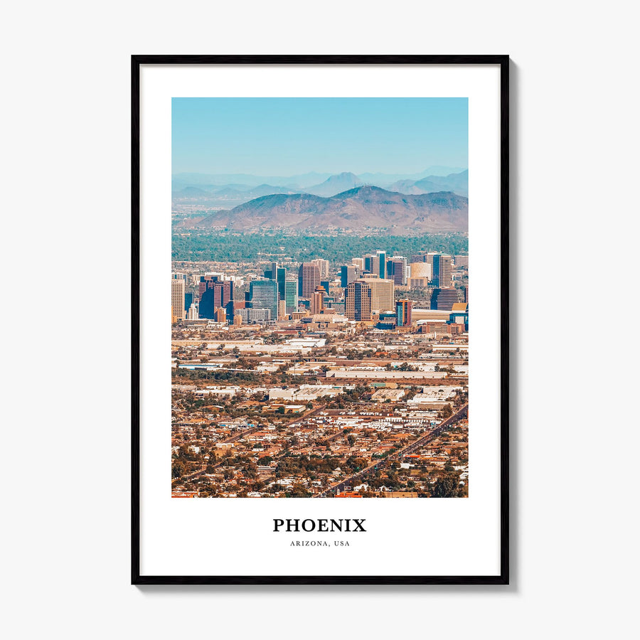 Phoenix Classic No 2 Poster, framed poster mockup