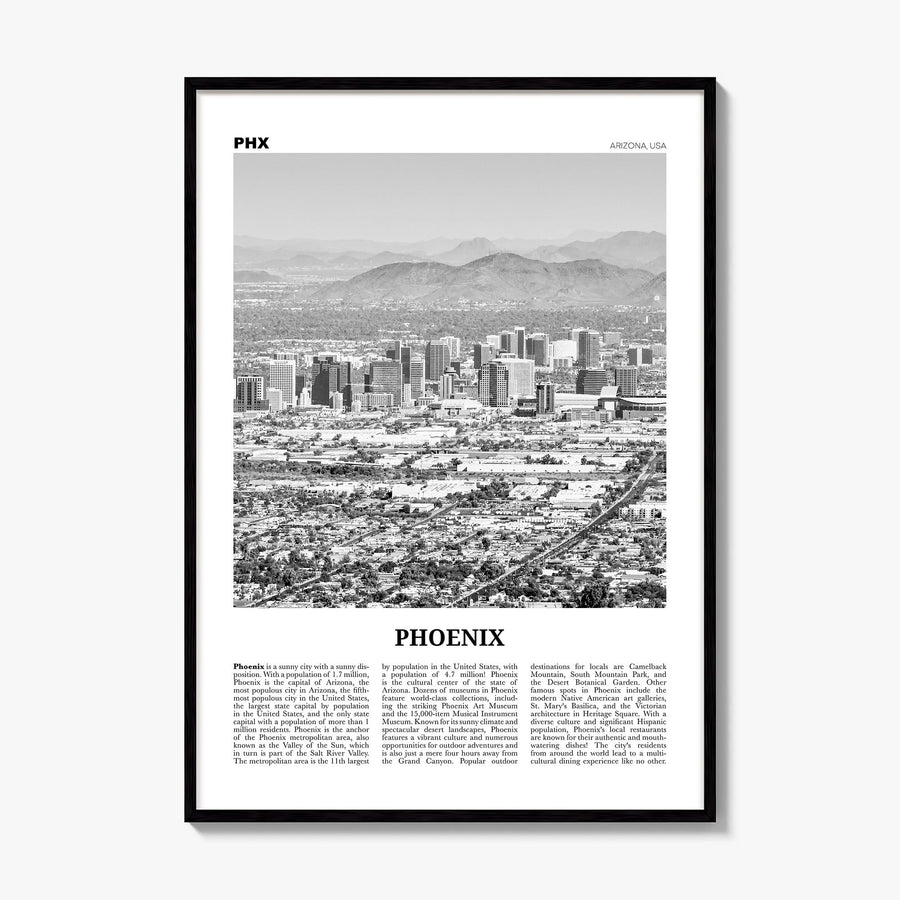 Phoenix Newspaper No 1 Poster, framed poster mockup