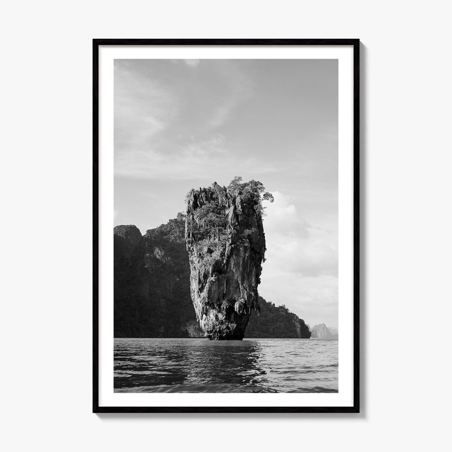 Phuket Photo Poster, framed poster mockup, white border