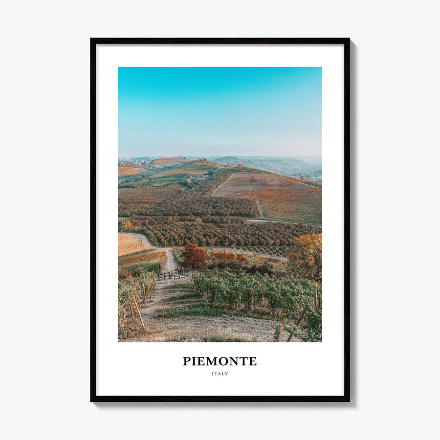 Piemonte Classic Poster, framed poster mockup