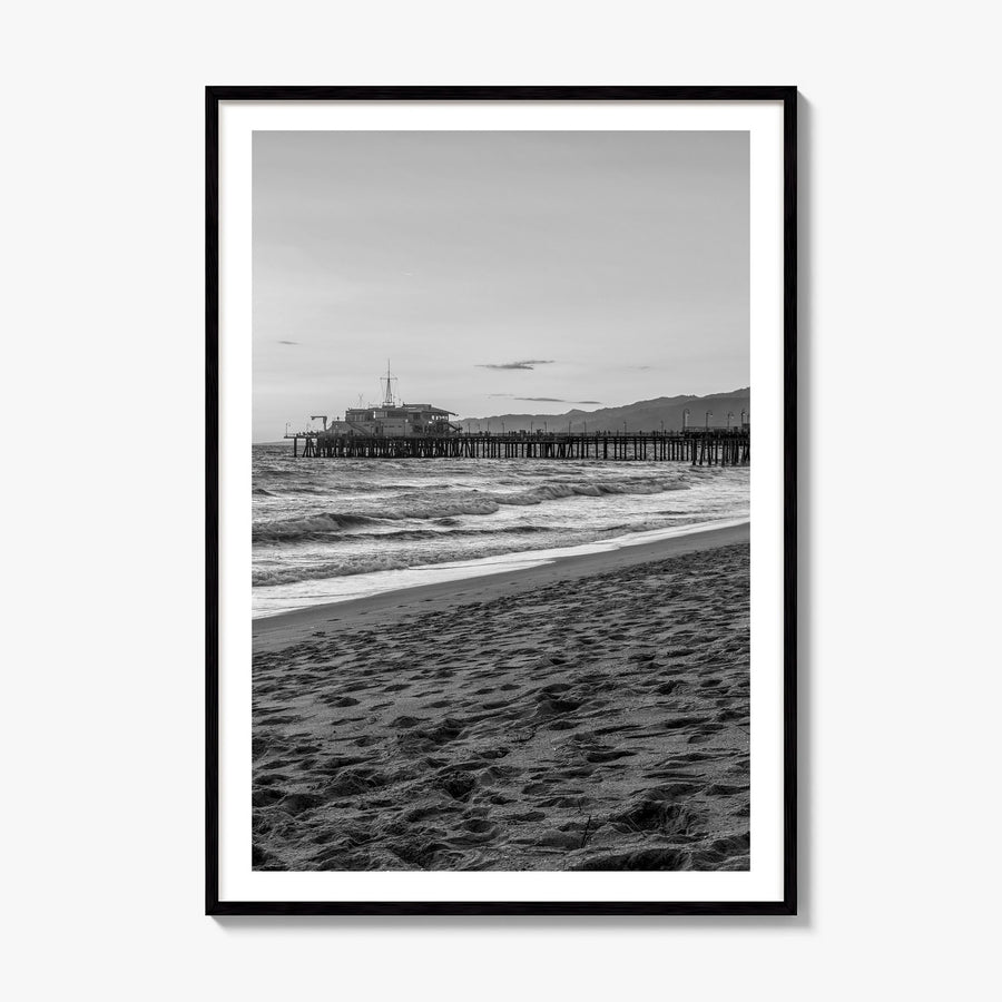 Pier Photo No 1 Poster, framed poster mockup, white border