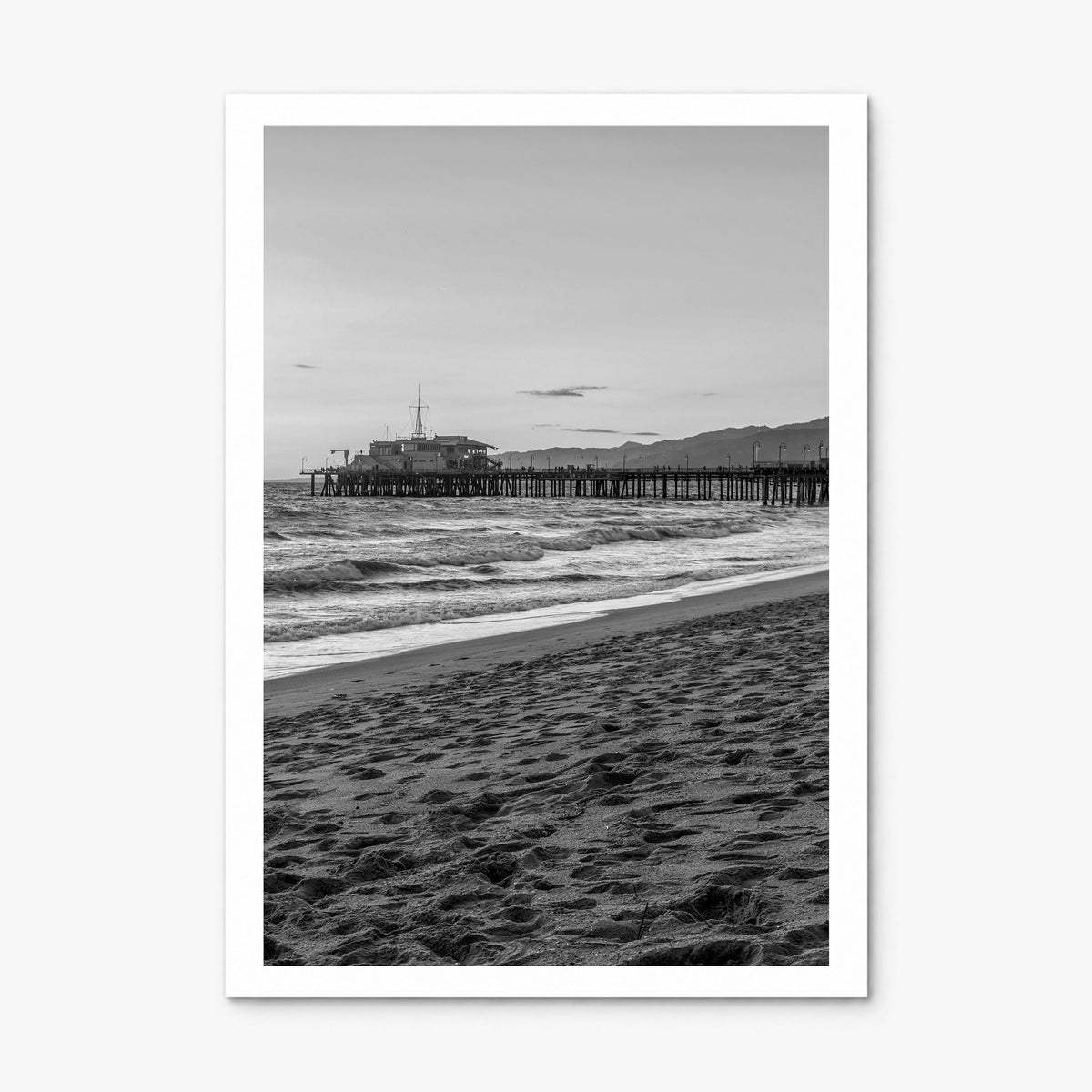 Pier Photo No 1 Poster, print only (unframed), white border