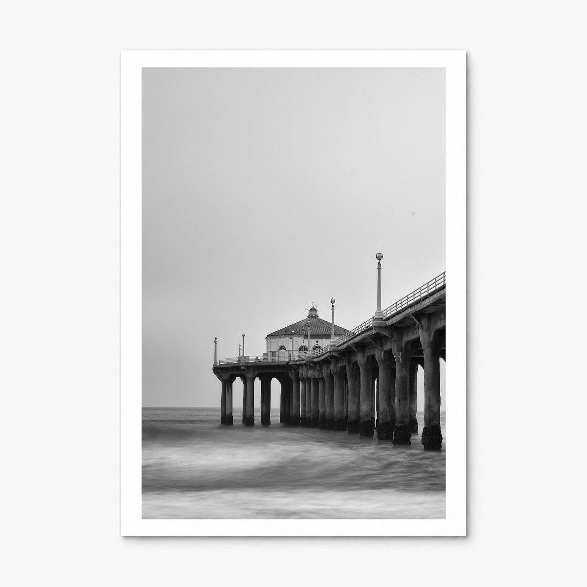 Pier Photo No 2 Poster, print only (unframed), white border