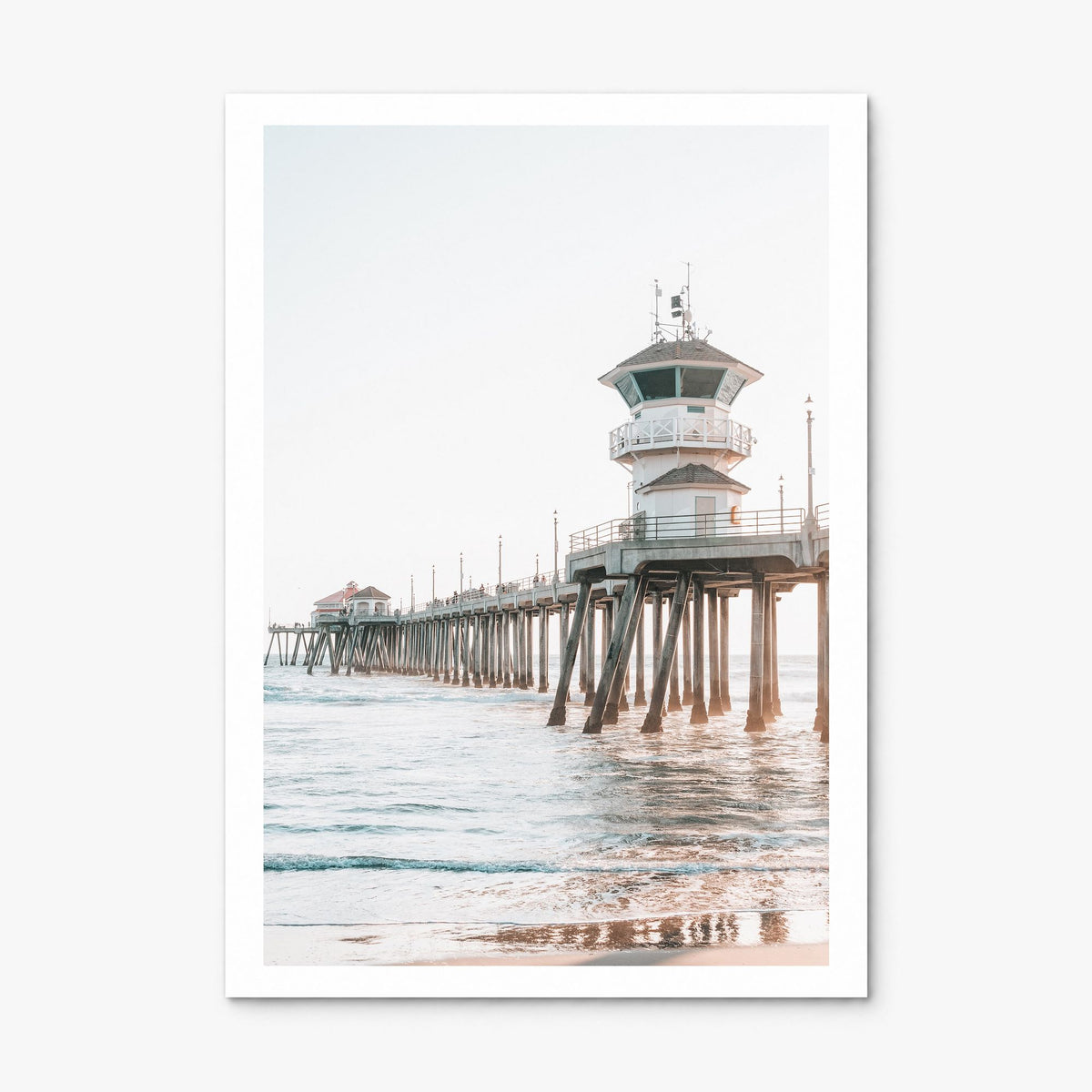 Pier Photo No 4 Poster, print only (unframed), white border