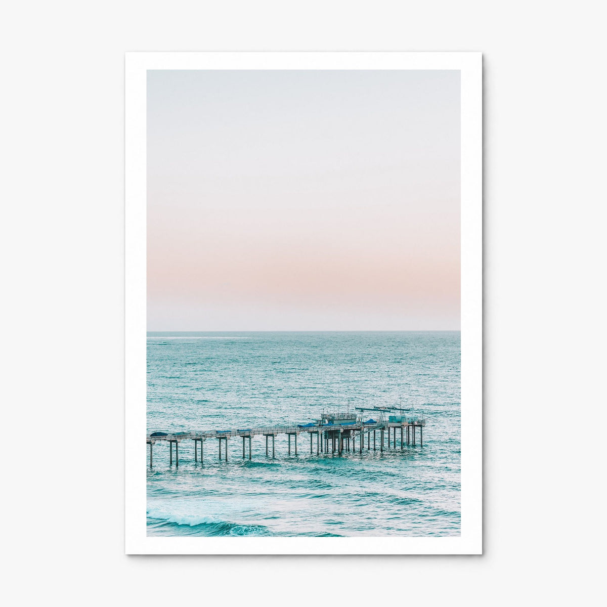 Pier Photo No 5 Poster, print only (unframed), white border