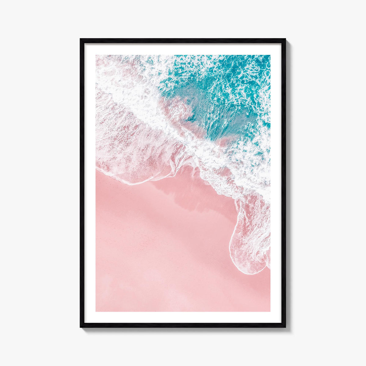 Pink Sandy Beach Photo No 2 Poster