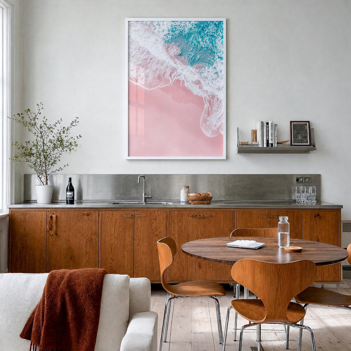 Pink Sandy Beach Photo No 2 Poster