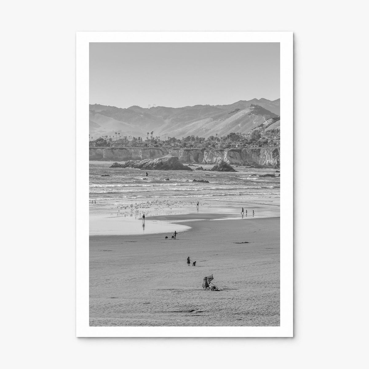 Pismo Beach Photo No 2 Poster, print only (unframed), white border