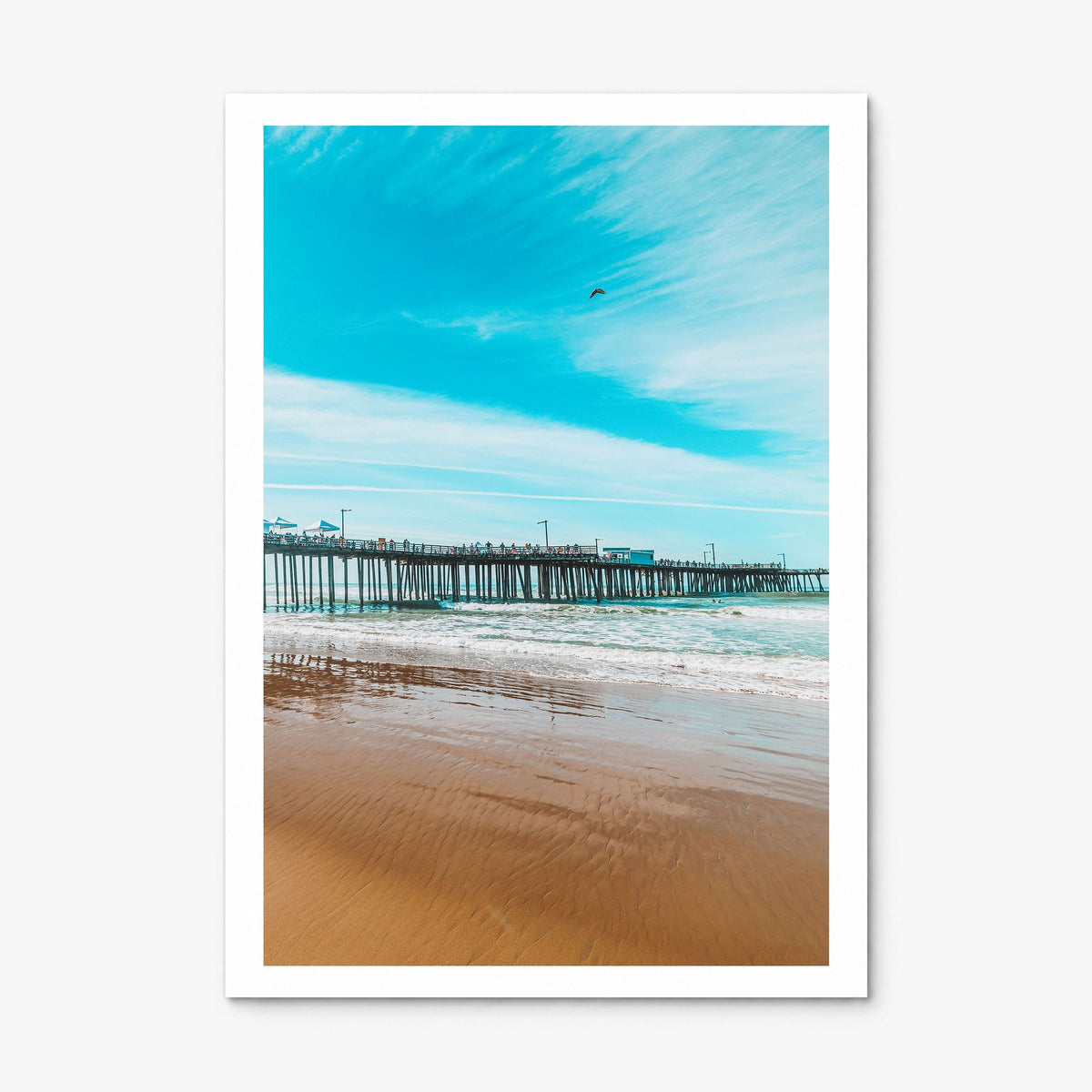 Pismo Beach Photo No 1 Poster, print only (unframed), white border