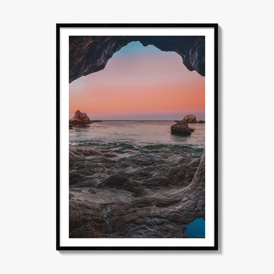 Pismo Beach Photo No 3 Poster, framed poster mockup, white border