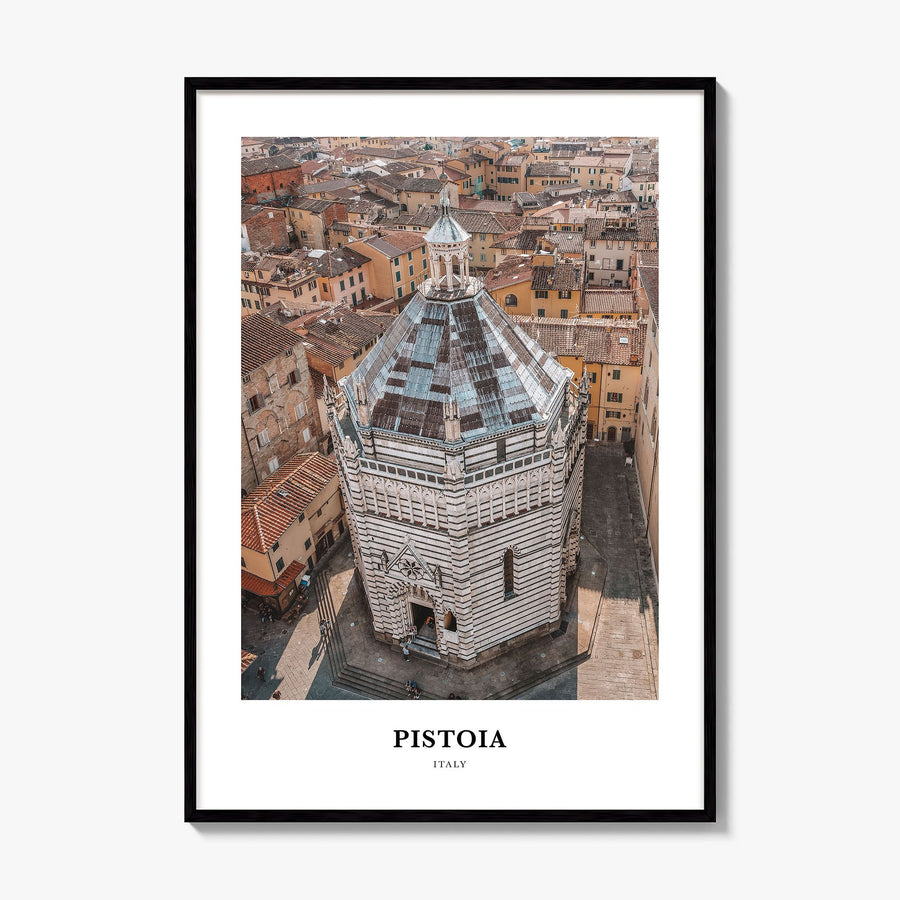 Pistoia Classic Poster, framed poster mockup