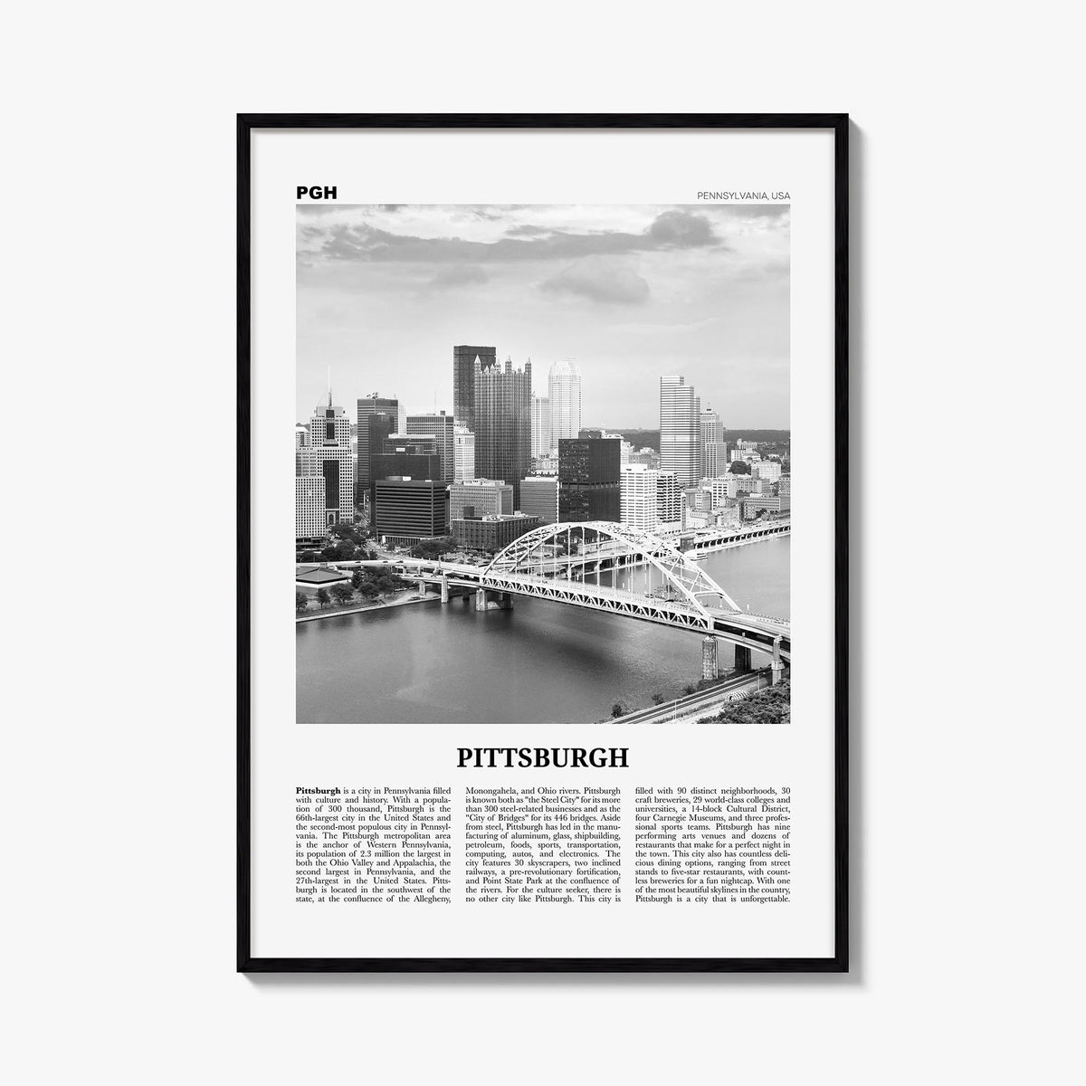 Pittsburgh Newspaper No 1 Poster