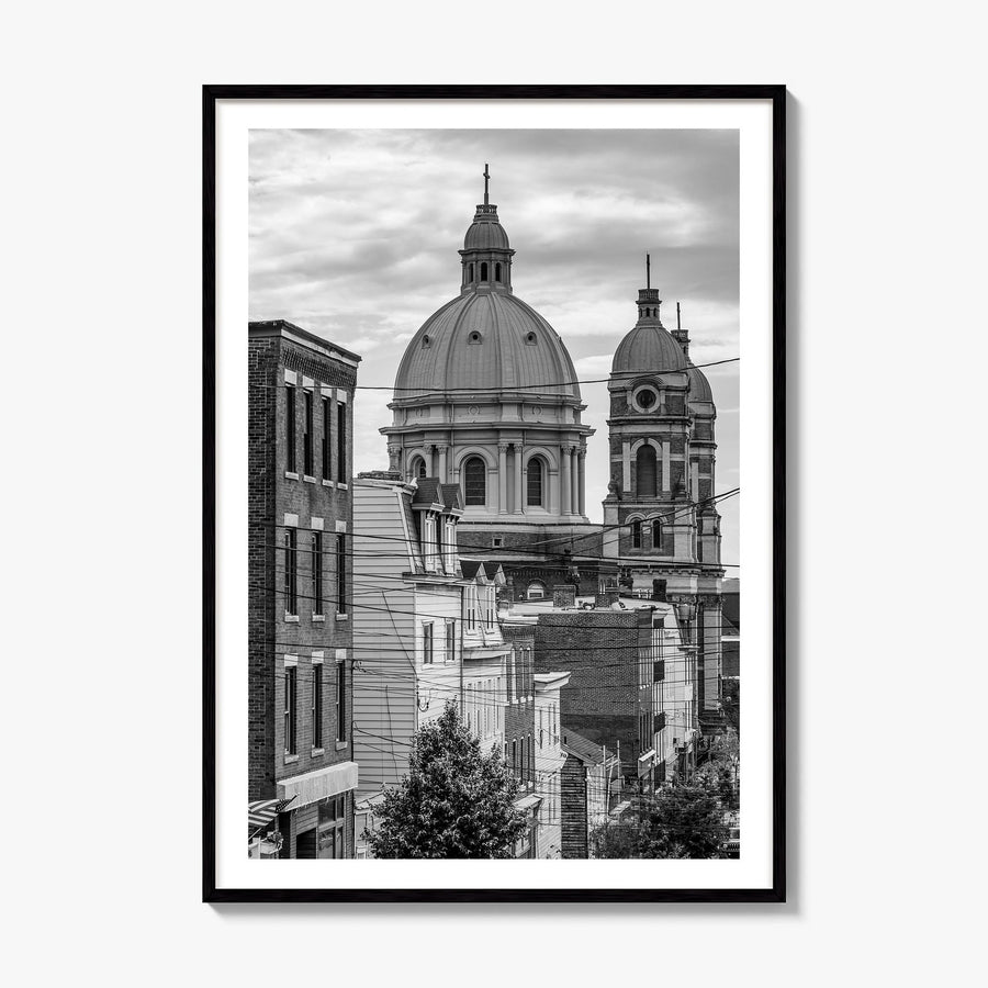 Pittsburgh Photo No 3 Poster, framed poster mockup, white border