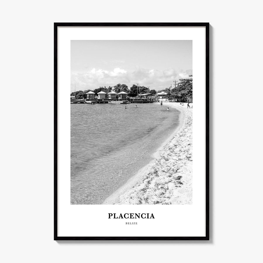Placencia Classic Poster, framed poster mockup