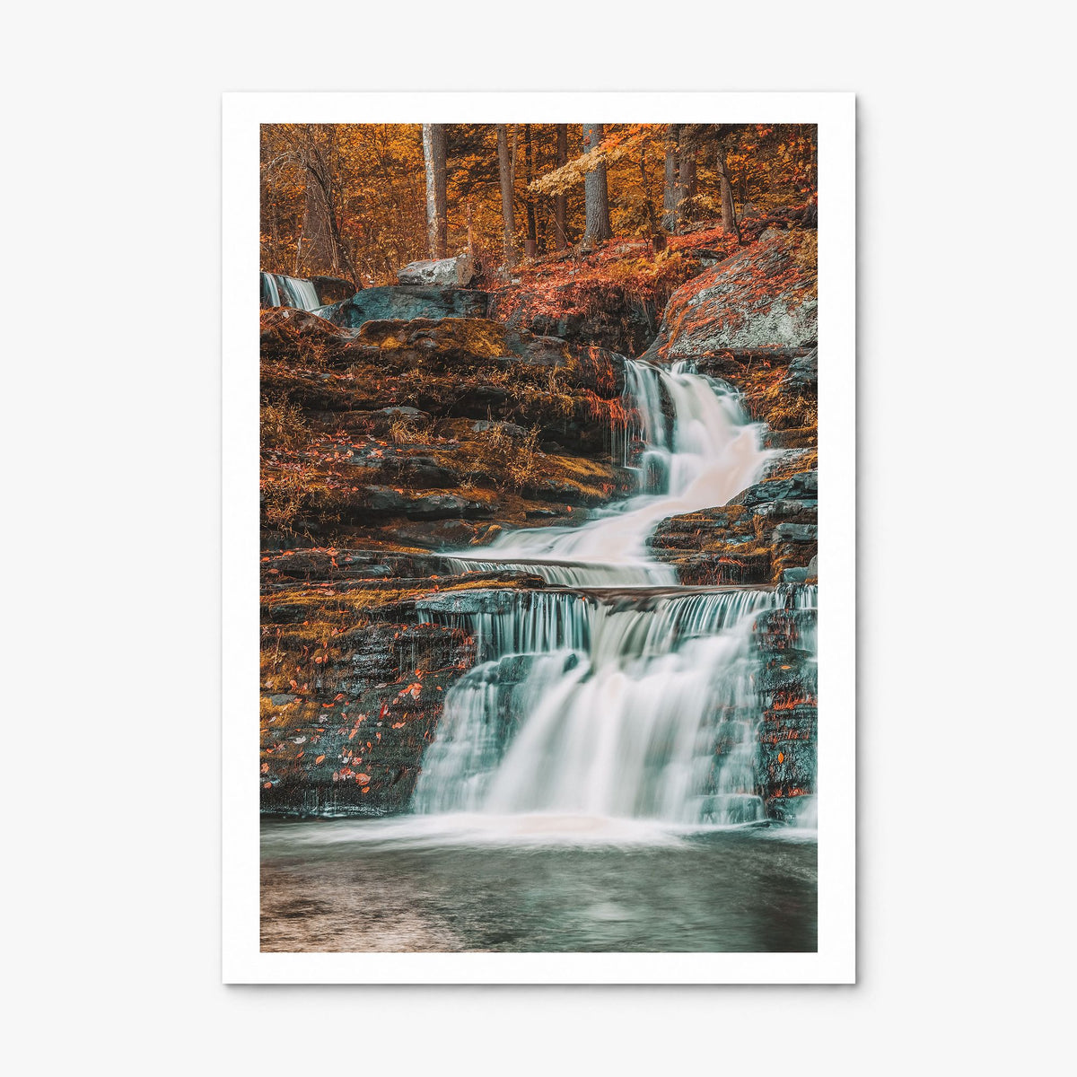Pocono Mountains Photo Poster, print only (unframed), white border