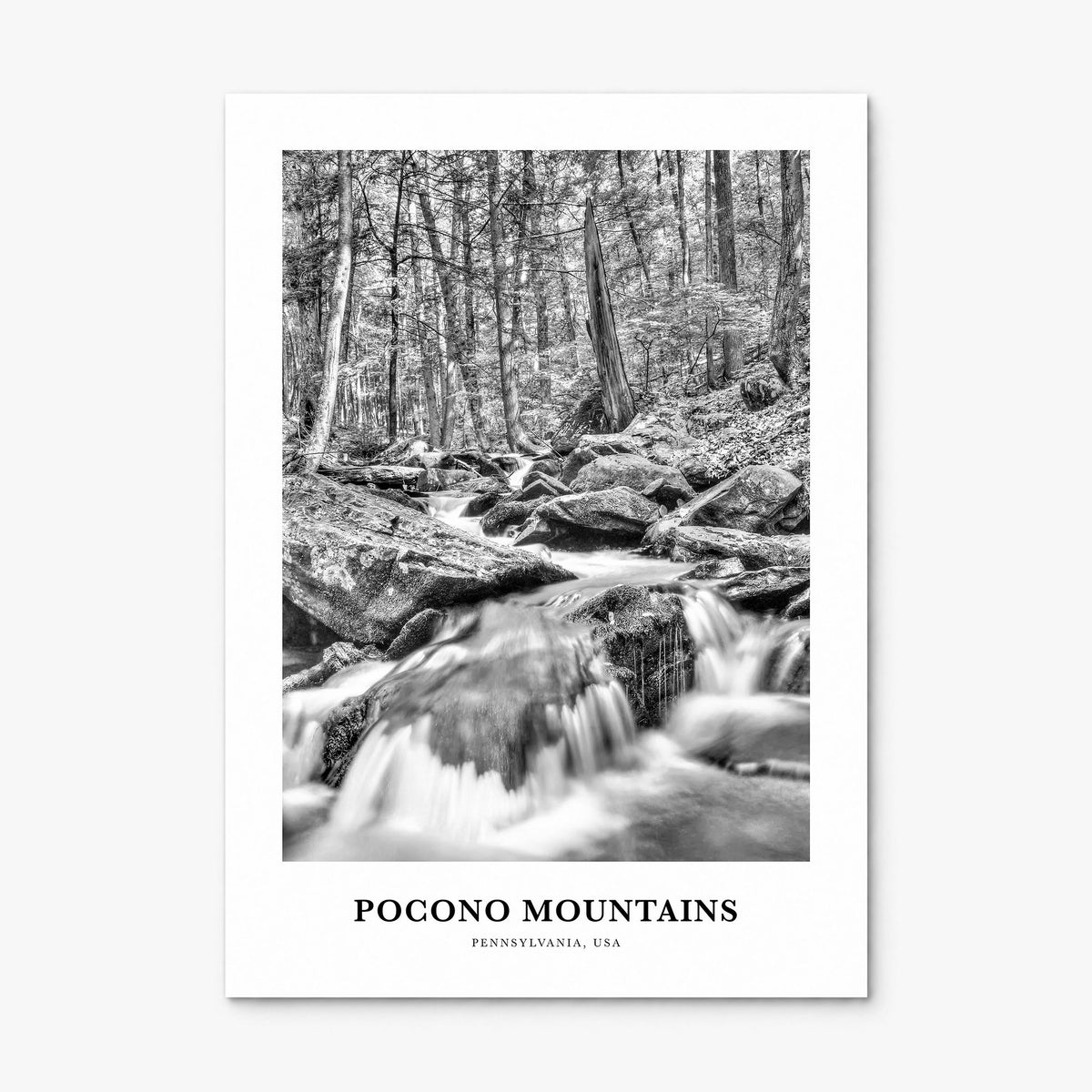 Pocono Mountains Classic Poster, print only (unframed)