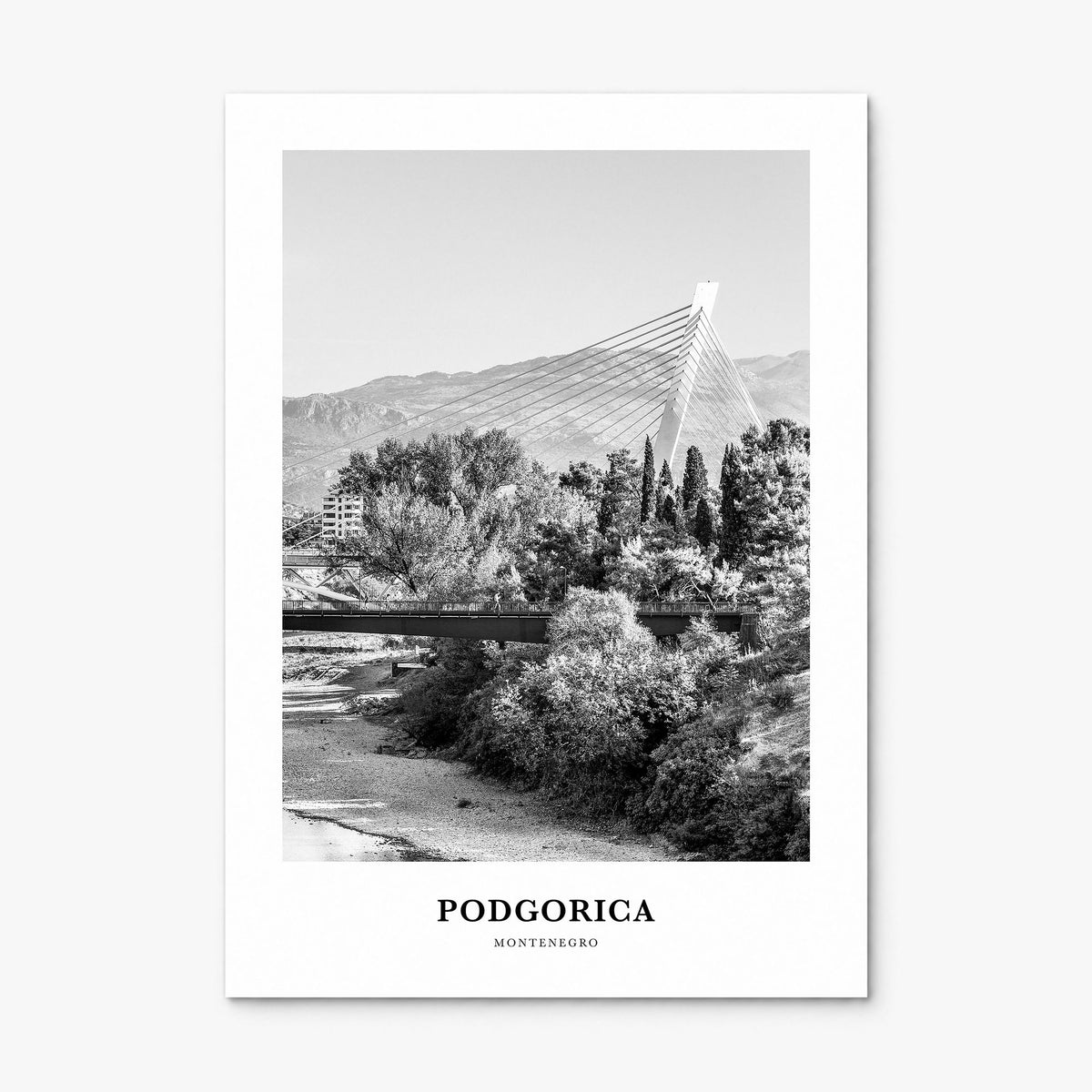 Podgorica Classic Poster, print only (unframed)