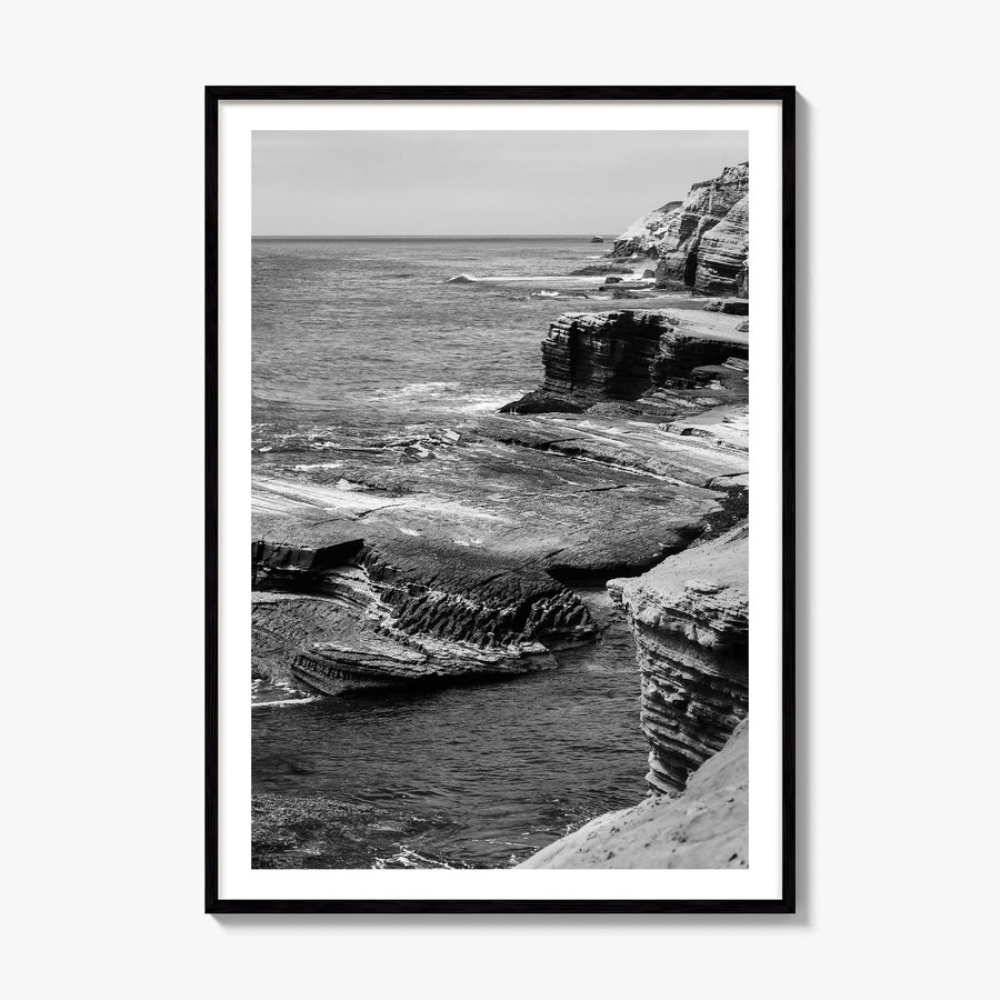 Point Loma Photo Poster, framed poster mockup, white border