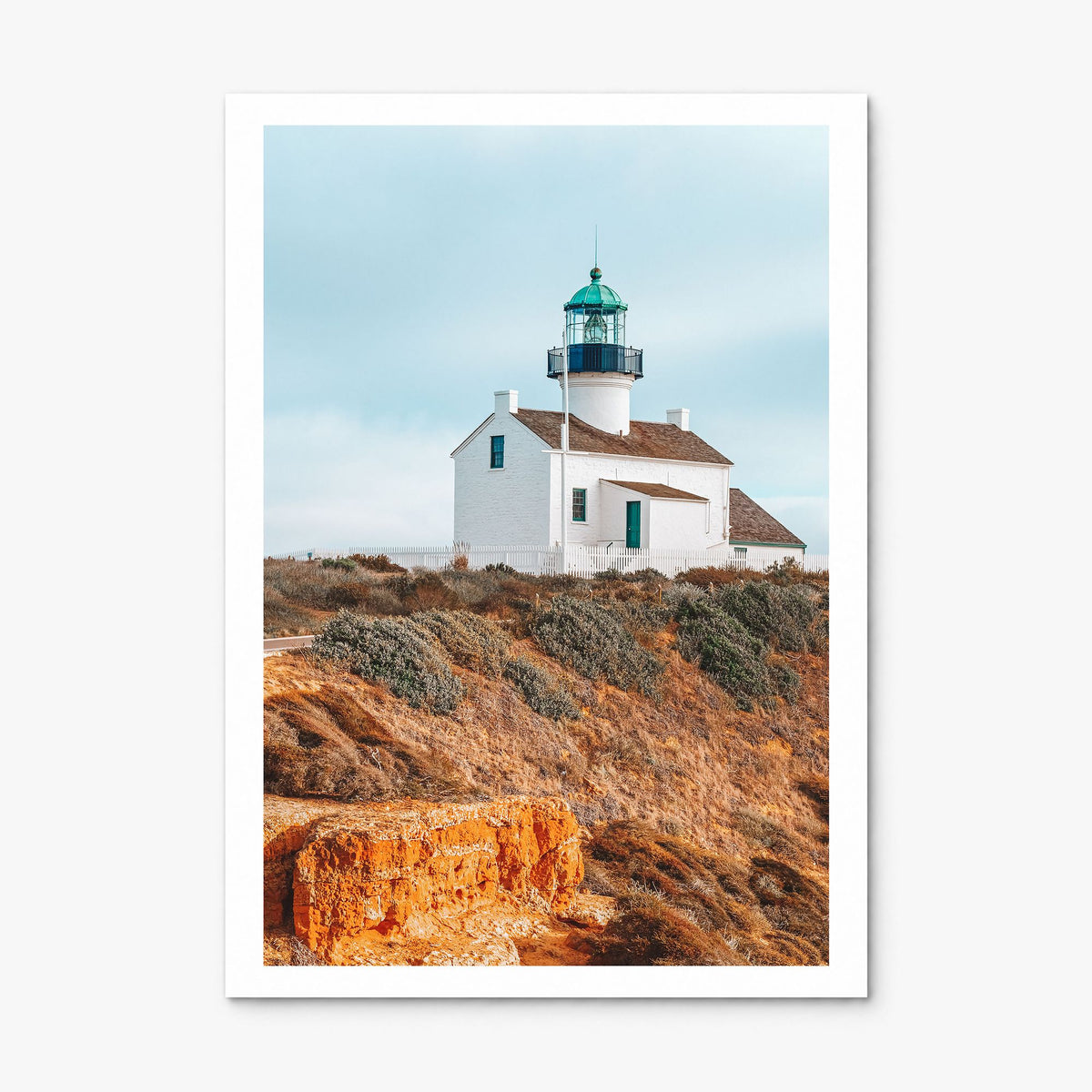 Point Loma Photo Poster, print only (unframed), white border
