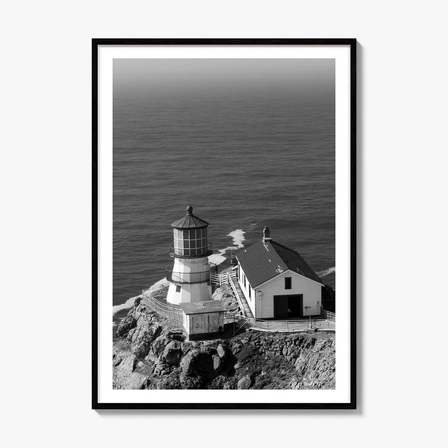 Point Reyes Photo Poster, framed poster mockup, white border