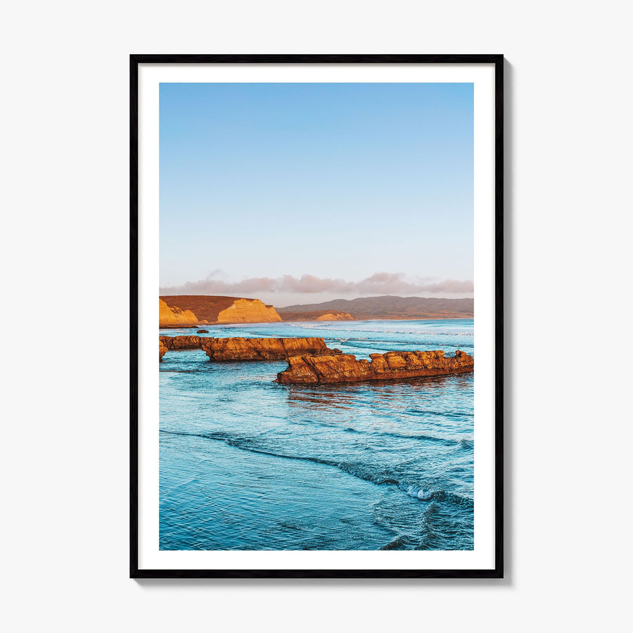 Point Reyes Photo No 1 Poster, framed poster mockup, white border