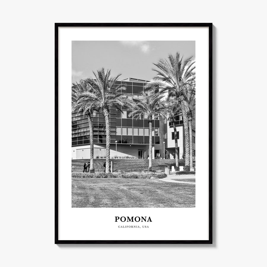 Pomona Classic Poster, framed poster mockup