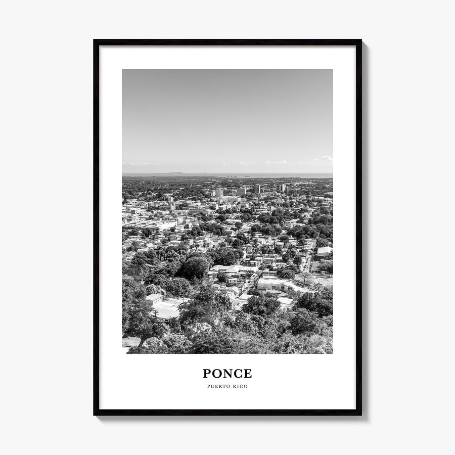 Ponce Classic Poster, framed poster mockup