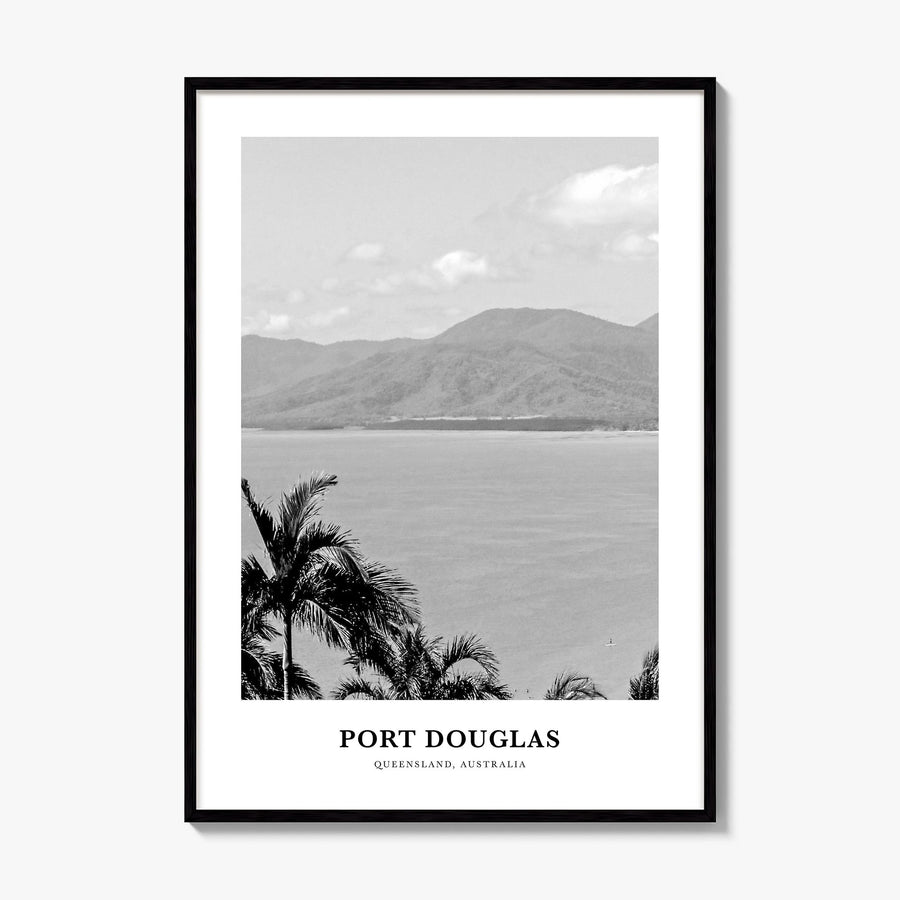 Port Douglas Classic Poster, framed poster mockup