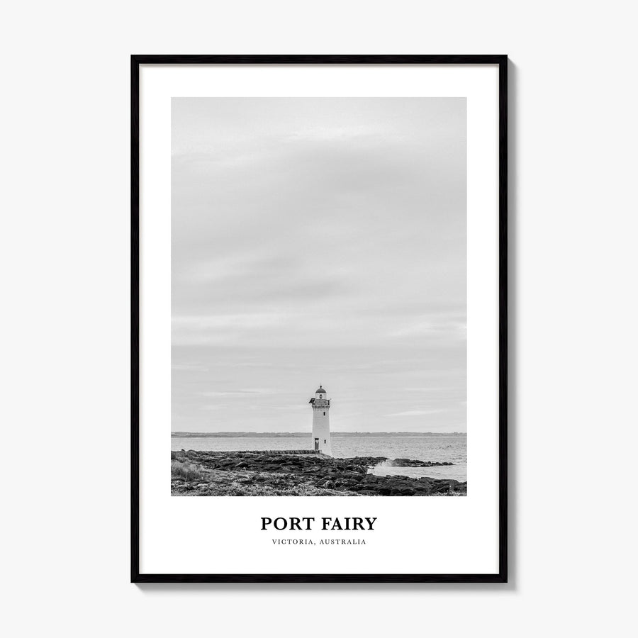 Port Fairy Classic Poster, framed poster mockup