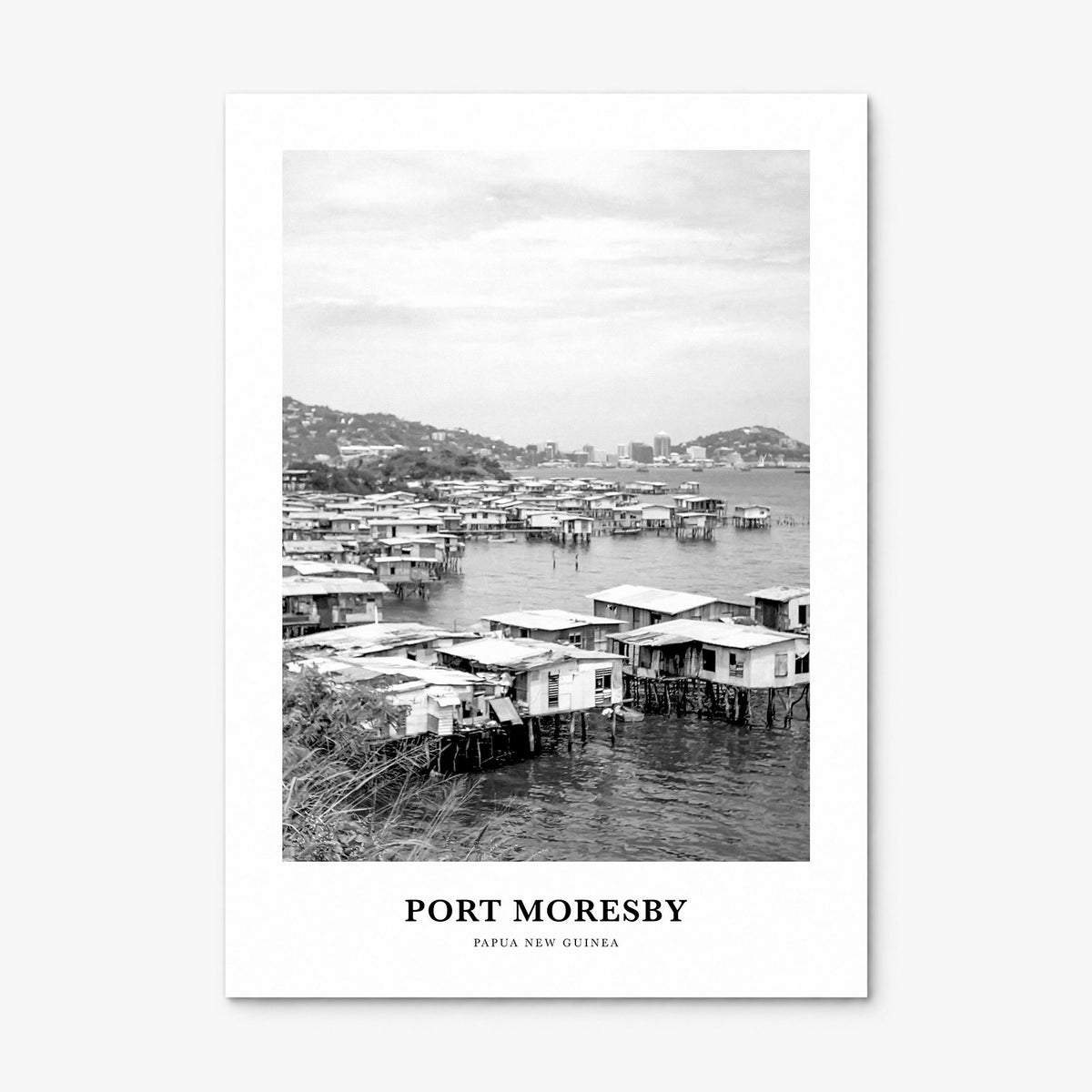 Port Moresby Classic Poster, print only (unframed)