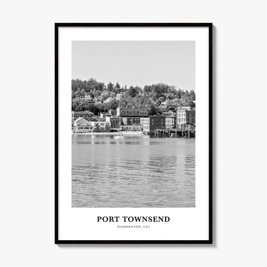 Port Townsend Classic Poster, framed poster mockup
