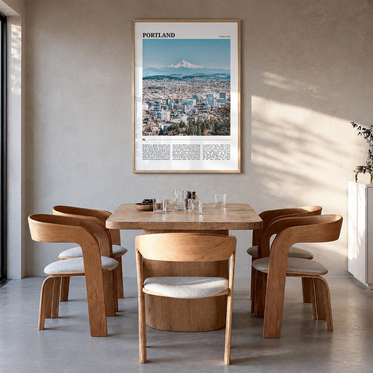 Portland, Oregon Travel Poster