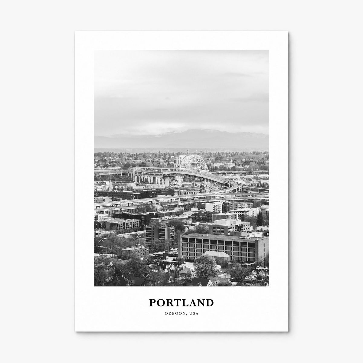 Portland, Oregon Classic No 1 Poster, print only (unframed)