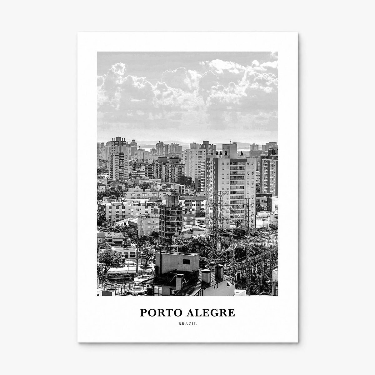 Porto Alegre Classic Poster, print only (unframed)