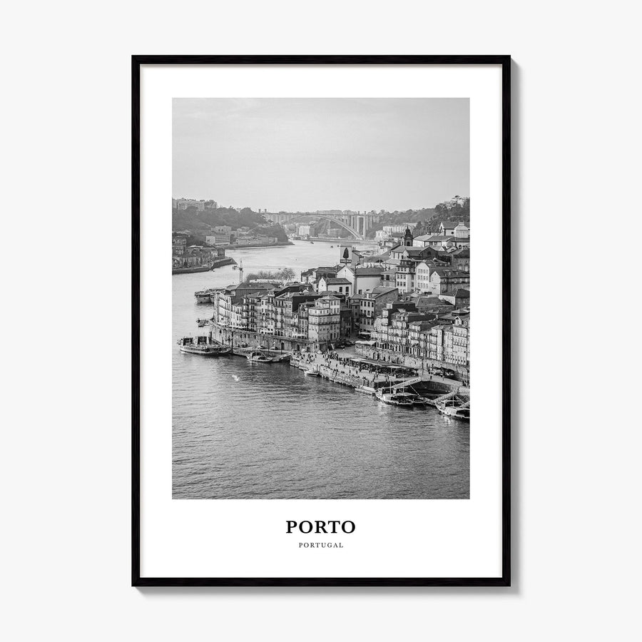 Porto Classic Poster, framed poster mockup