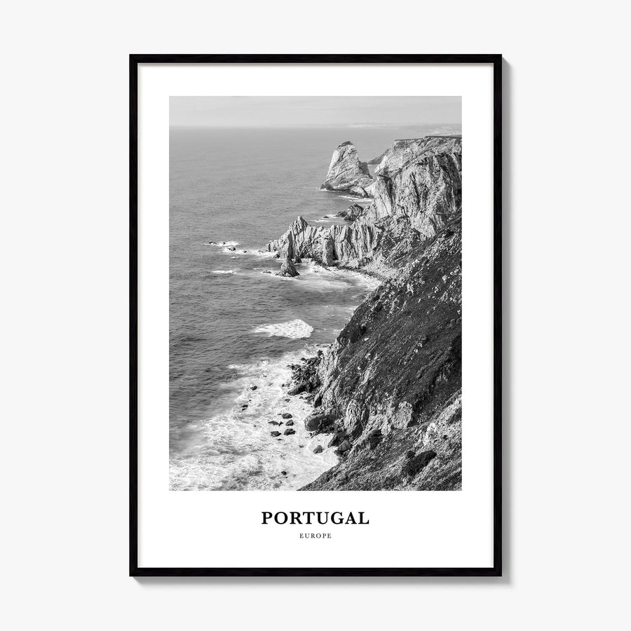 Portugal Classic No 1 Poster, framed poster mockup