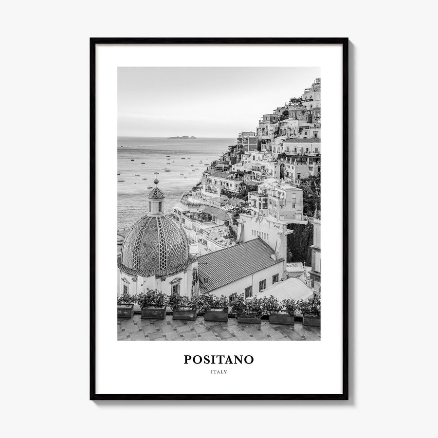Positano Classic No 3 Poster, framed poster mockup