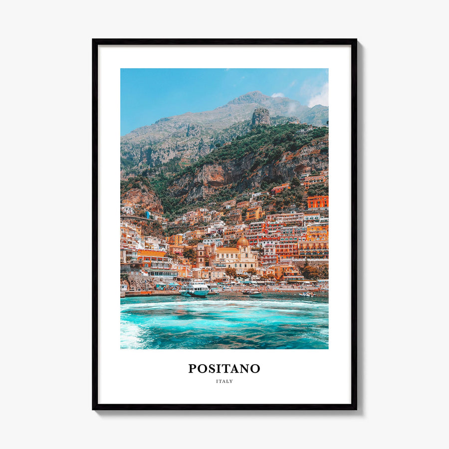 Positano Classic No 1 Poster, framed poster mockup