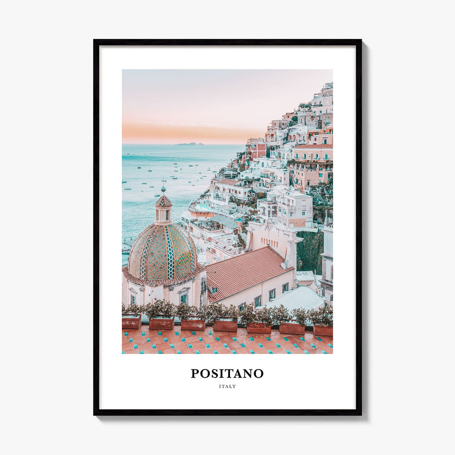 Positano Classic No 2 Poster, framed poster mockup
