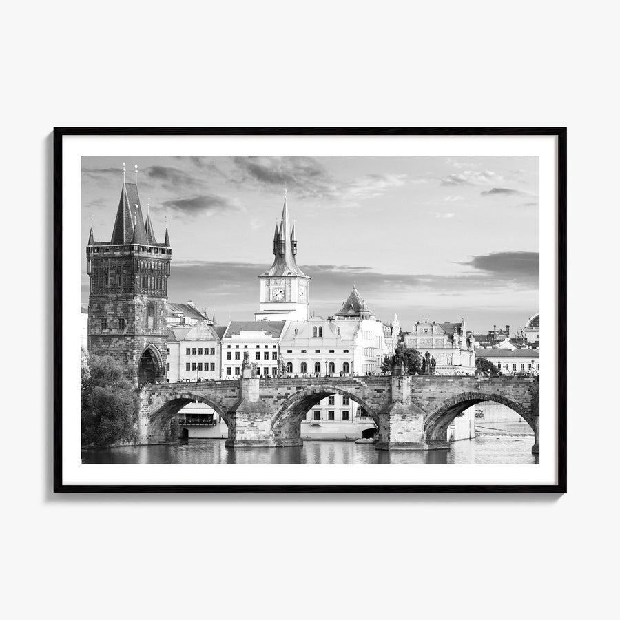 Prague Photo Poster, framed poster mockup, white border
