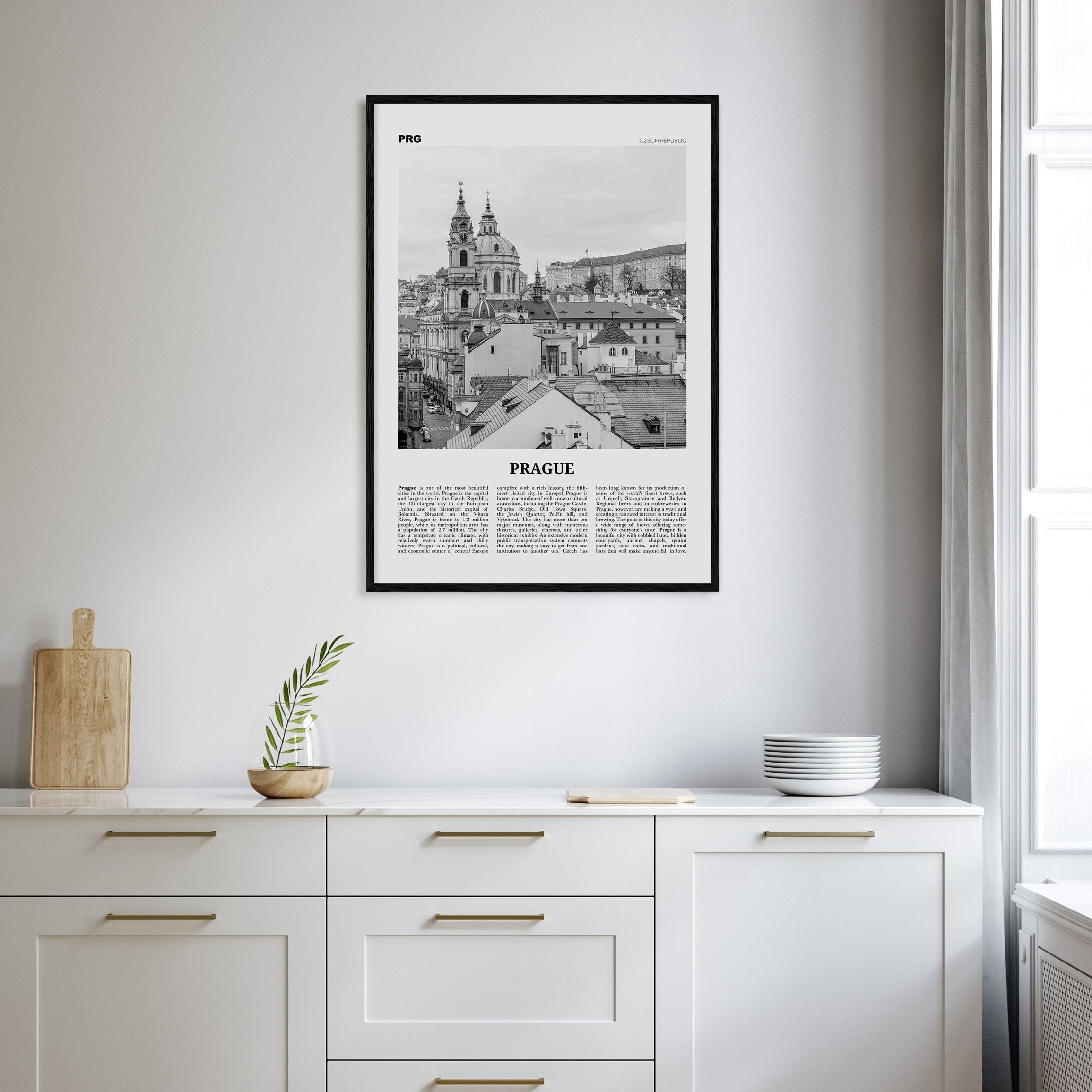 Prague No 2 Poster Nbourhood Travel B&W Poster