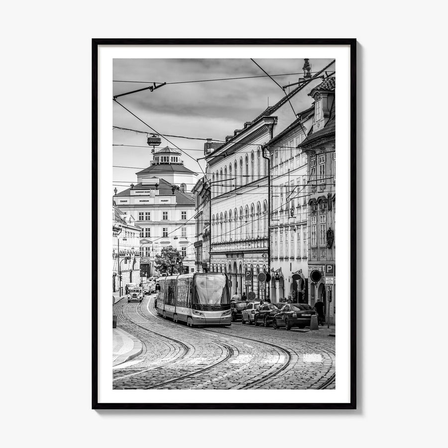 Prague Photo No 2 Poster, framed poster mockup, white border