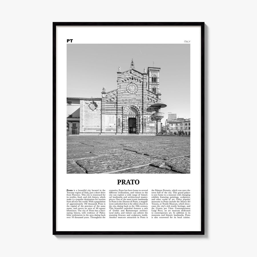 Prato Newspaper Poster, framed poster mockup