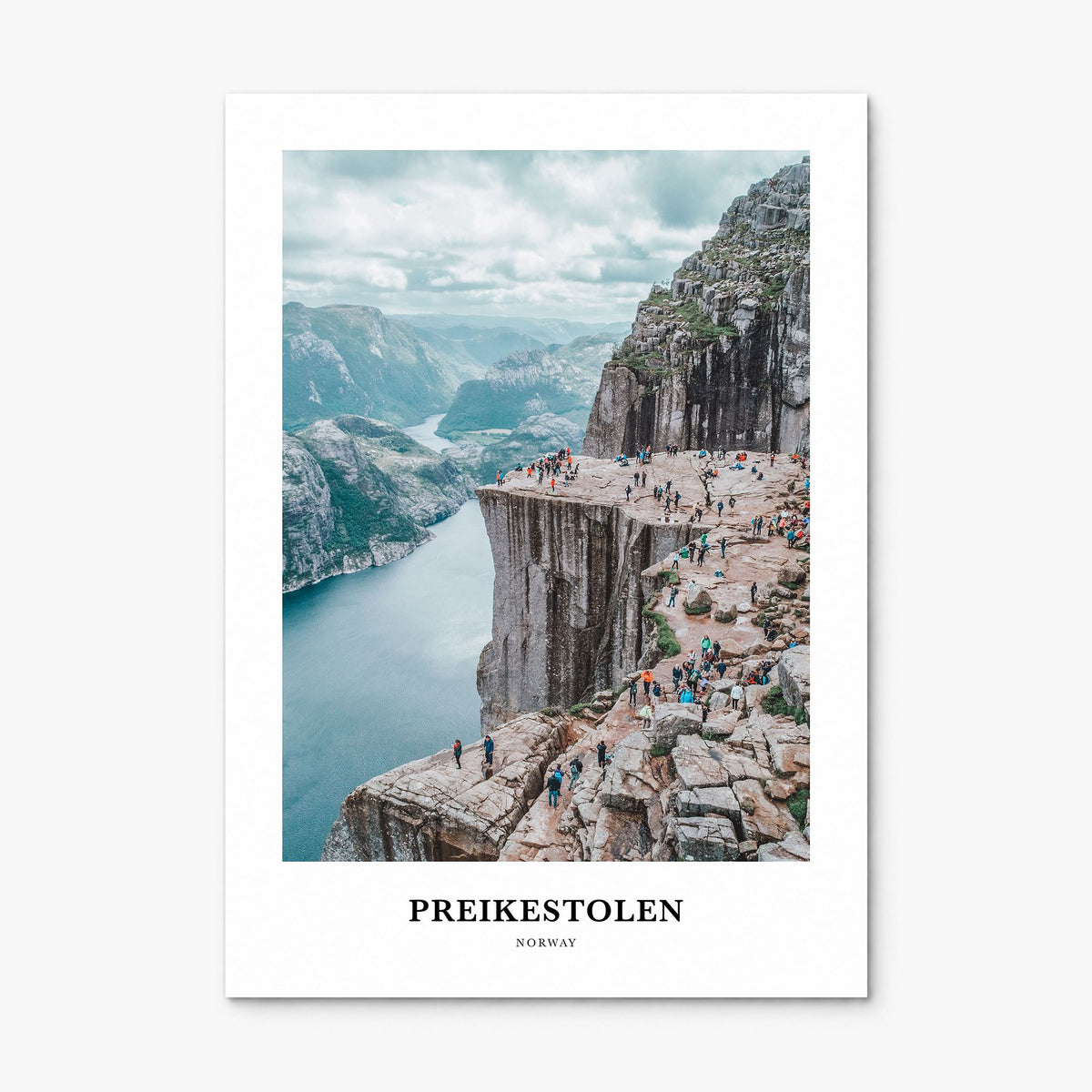 Preikestolen Classic Poster, print only (unframed)