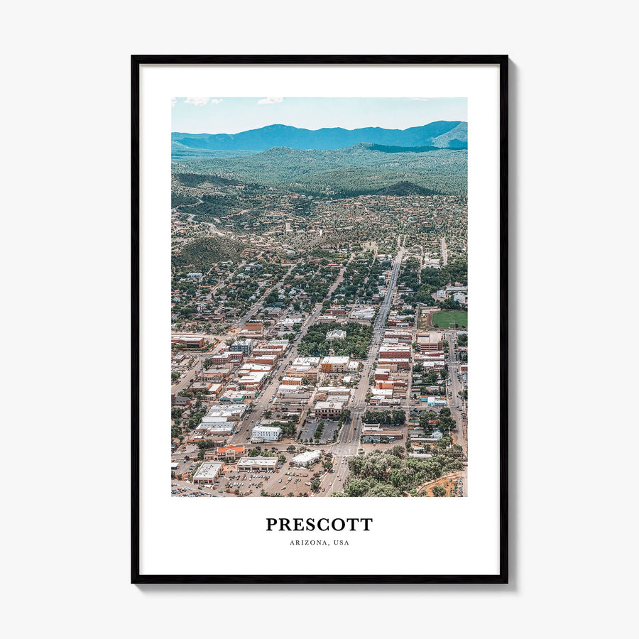 Prescott Classic Poster, framed poster mockup