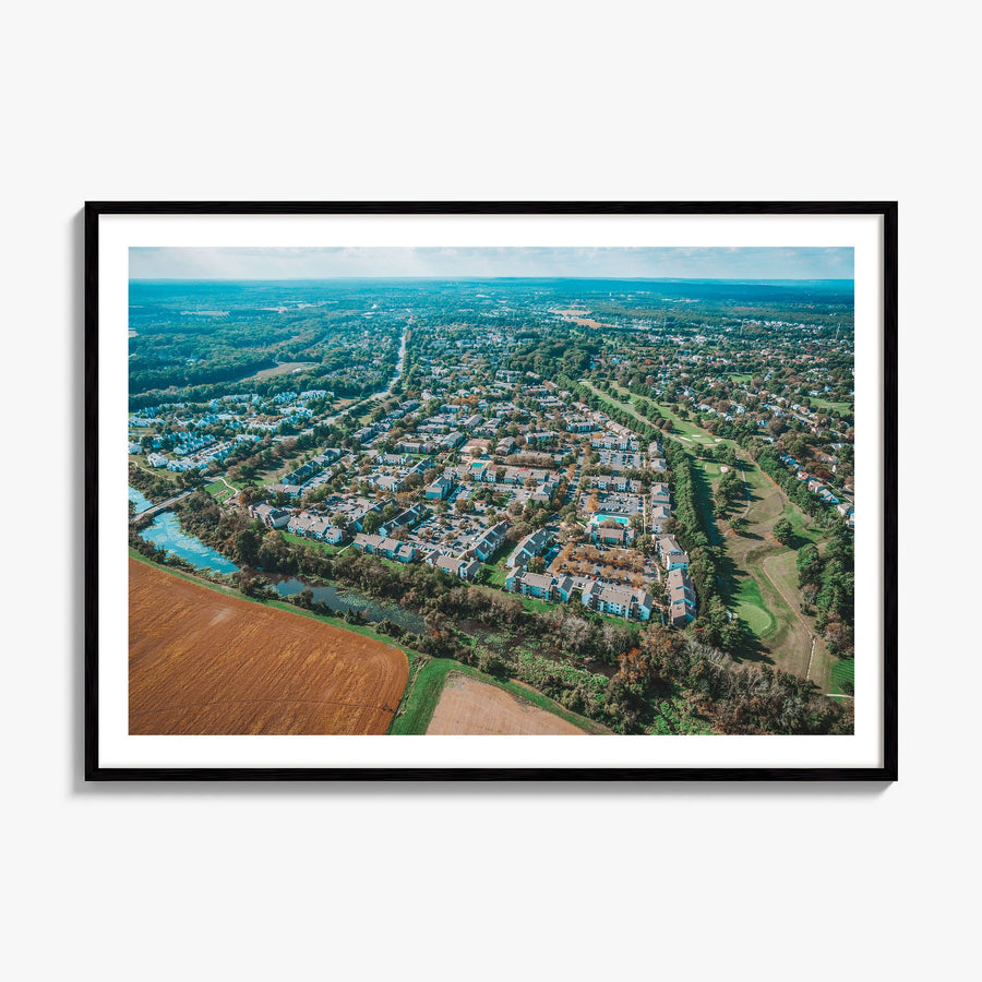 Princeton Photo Poster, framed poster mockup, white border