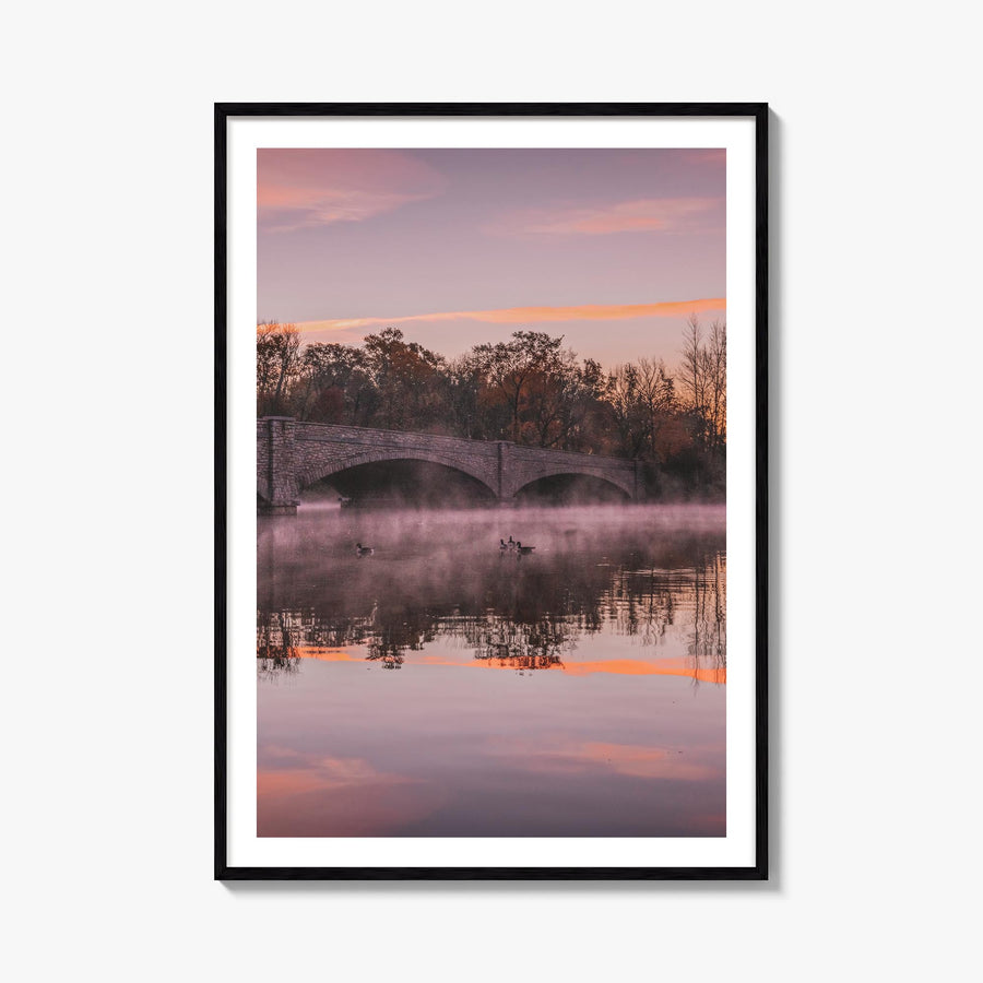 Princeton no. 1 colorful photo poster of New Jersey, USA – vertical wall art, unframed print shown in interior mockup